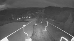 Lanovka - pohled dolů