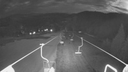 Lanovka - pohled dolů