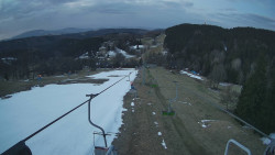 Lanovka - pohled dolů