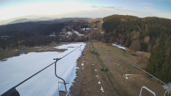 Lanovka - pohled dolů