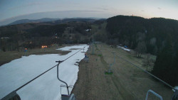 Lanovka - pohled dolů