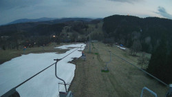 Lanovka - pohled dolů