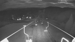 Lanovka - pohled dolů