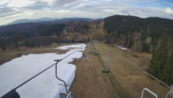 Lanovka - pohled dolů