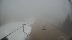 Lanovka - pohled dolů