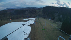 Lanovka - pohled dolů