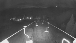 Lanovka - pohled dolů