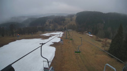 Lanovka - pohled dolů