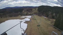 Lanovka - pohled dolů