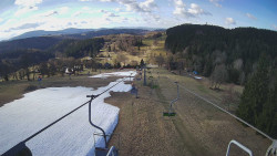 Lanovka - pohled dolů