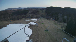 Lanovka - pohled dolů