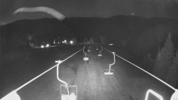 Lanovka - pohled dolů