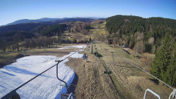 Lanovka - pohled dolů