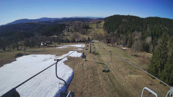 Lanovka - pohled dolů