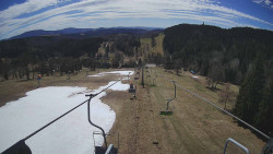 Lanovka - pohled dolů