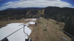 Lanovka - pohled dolů