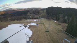 Lanovka - pohled dolů