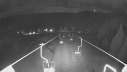 Lanovka - pohled dolů