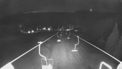 Lanovka - pohled dolů