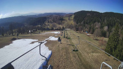 Lanovka - pohled dolů