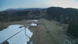 Lanovka - pohled dolů