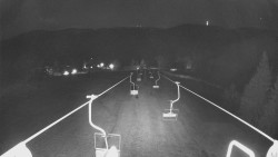 Lanovka - pohled dolů