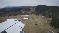 Lanovka - pohled dolů