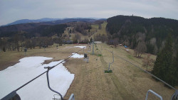 Lanovka - pohled dolů