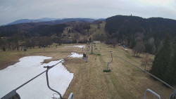 Lanovka - pohled dolů