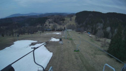 Lanovka - pohled dolů