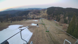 Lanovka - pohled dolů