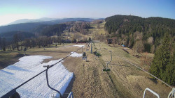 Lanovka - pohled dolů