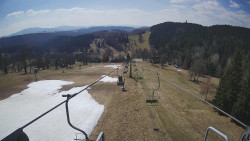 Lanovka - pohled dolů