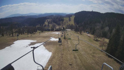 Lanovka - pohled dolů