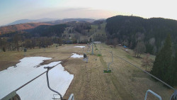 Lanovka - pohled dolů