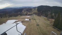 Lanovka - pohled dolů