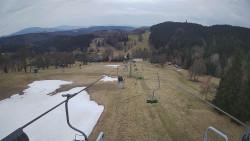 Lanovka - pohled dolů