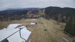 Lanovka - pohled dolů