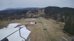 Lanovka - pohled dolů