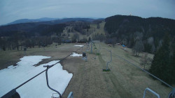 Lanovka - pohled dolů