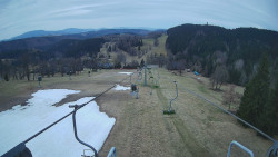 Lanovka - pohled dolů