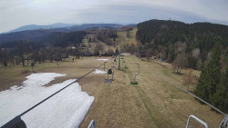 Lanovka - pohled dolů