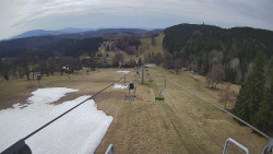 Lanovka - pohled dolů