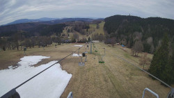 Lanovka - pohled dolů