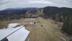 Lanovka - pohled dolů