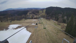 Lanovka - pohled dolů