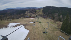 Lanovka - pohled dolů