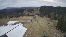 Lanovka - pohled dolů