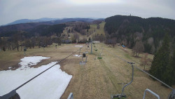 Lanovka - pohled dolů