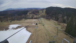 Lanovka - pohled dolů